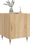 vidaXL - Nachtkastjes - 2 - st - 40x40x50 - cm - bewerkt - hout - sonoma - eikenkleurig