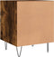 vidaXL - Nachtkastjes - 2 - st - 40x40x50 - cm - bewerkt - hout - gerookt - eikenkleurig