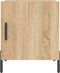 vidaXL - Nachtkastjes - 2 - st - 40x40x50 - cm - bewerkt - hout - sonoma - eikenkleurig