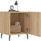 vidaXL - Nachtkastjes - 2 - st - 40x40x50 - cm - bewerkt - hout - sonoma - eikenkleurig