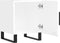 vidaXL - Nachtkastjes - 2 - st - 40x40x50 - cm - bewerkt - hout - hoogglans - wit