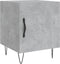 vidaXL - Nachtkastjes - 2 - st - 40x40x50 - cm - bewerkt - hout - betongrijs