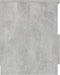 vidaXL - Nachtkastjes - 2 - st - 40x40x50 - cm - bewerkt - hout - betongrijs