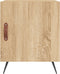 vidaXL - Nachtkastjes - 2 - st - 40x40x50 - cm - bewerkt - hout - sonoma - eikenkleurig