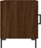 vidaXL - Nachtkastjes - 2 - st - 40x40x50 - cm - bewerkt - hout - bruin - eikenkleur
