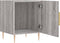 vidaXL - Nachtkastjes - 2 - st - 40x40x50 - cm - bewerkt - hout - grijs - sonoma - eiken