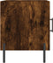 vidaXL - Nachtkastjes - 2 - st - 40x40x50 - cm - bewerkt - hout - gerookt - eikenkleurig