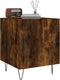 vidaXL - Nachtkastjes - 2 - st - 40x40x50 - cm - bewerkt - hout - gerookt - eikenkleurig
