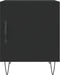 vidaXL - Nachtkastjes - 2 - st - 40x40x50 - cm - bewerkt - hout - zwart