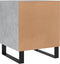 vidaXL - Nachtkastjes - 2 - st - 40x40x50 - cm - bewerkt - hout - betongrijs