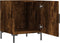 vidaXL - Nachtkastjes - 2 - st - 40x40x50 - cm - bewerkt - hout - gerookt - eikenkleurig