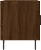 vidaXL - Nachtkastjes - 2 - st - 40x40x50 - cm - bewerkt - hout - bruin - eikenkleur