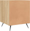 vidaXL - Nachtkastjes - 2 - st - 40x40x50 - cm - bewerkt - hout - sonoma - eikenkleurig