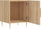 vidaXL - Nachtkastjes - 2 - st - 40x40x50 - cm - bewerkt - hout - sonoma - eikenkleurig