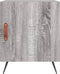 vidaXL - Nachtkastjes - 2 - st - 40x40x50 - cm - bewerkt - hout - grijs - sonoma - eiken