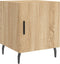 vidaXL - Nachtkastjes - 2 - st - 40x40x50 - cm - bewerkt - hout - sonoma - eikenkleurig