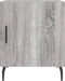 vidaXL - Nachtkastjes - 2 - st - 40x40x50 - cm - bewerkt - hout - grijs - sonoma - eiken