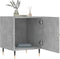 vidaXL - Nachtkastjes - 2 - st - 40x40x50 - cm - bewerkt - hout - betongrijs