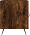 vidaXL - Nachtkastjes - 2 - st - 40x40x50 - cm - bewerkt - hout - gerookt - eikenkleurig