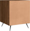 vidaXL - Nachtkastjes - 2 - st - 40x40x50 - cm - bewerkt - hout - bruin - eikenkleur