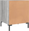 vidaXL - Nachtkastjes - 2 - st - 40x40x50 - cm - bewerkt - hout - grijs - sonoma - eiken