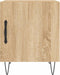 vidaXL - Nachtkastjes - 2 - st - 40x40x50 - cm - bewerkt - hout - sonoma - eikenkleurig