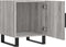 vidaXL - Nachtkastjes - 2 - st - 40x40x50 - cm - bewerkt - hout - grijs - sonoma - eiken