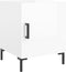vidaXL - Nachtkastjes - 2 - st - 40x40x50 - cm - bewerkt - hout - hoogglans - wit