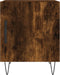 vidaXL - Nachtkastjes - 2 - st - 40x40x50 - cm - bewerkt - hout - gerookt - eikenkleurig
