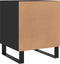 vidaXL - Nachtkastjes - 2 - st - 40x40x50 - cm - bewerkt - hout - zwart