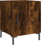 vidaXL - Nachtkastjes - 2 - st - 40x40x50 - cm - bewerkt - hout - gerookt - eikenkleurig