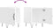 vidaXL - Nachtkastjes - 2 - st - 40x40x50 - cm - bewerkt - hout - hoogglans - wit