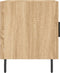 vidaXL - Nachtkastjes - 2 - st - 40x40x50 - cm - bewerkt - hout - sonoma - eikenkleurig