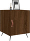 vidaXL - Nachtkastjes - 2 - st - 40x40x50 - cm - bewerkt - hout - bruin - eikenkleur
