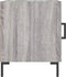 vidaXL - Nachtkastjes - 2 - st - 40x40x50 - cm - bewerkt - hout - grijs - sonoma - eiken
