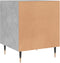 vidaXL - Nachtkastjes - 2 - st - 40x40x50 - cm - bewerkt - hout - betongrijs