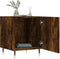 vidaXL - Nachtkastjes - 2 - st - 40x40x50 - cm - bewerkt - hout - gerookt - eikenkleurig