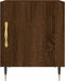 vidaXL - Nachtkastjes - 2 - st - 40x40x50 - cm - bewerkt - hout - bruin - eikenkleur
