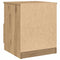 vidaXL - Nachtkastjes - 2 - st - 40x40x50 - cm - bewerkt - hout - artisanaal - eiken