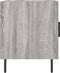 vidaXL - Nachtkastjes - 2 - st - 40x40x50 - cm - bewerkt - hout - grijs - sonoma - eiken