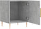 vidaXL - Nachtkastjes - 2 - st - 40x40x50 - cm - bewerkt - hout - betongrijs