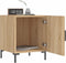 vidaXL - Nachtkastjes - 2 - st - 40x40x50 - cm - bewerkt - hout - sonoma - eikenkleurig