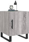 vidaXL - Nachtkastjes - 2 - st - 40x40x50 - cm - bewerkt - hout - grijs - sonoma - eiken