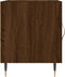 vidaXL - Nachtkastjes - 2 - st - 40x40x50 - cm - bewerkt - hout - bruin - eikenkleur