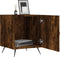 vidaXL - Nachtkastjes - 2 - st - 40x40x50 - cm - bewerkt - hout - gerookt - eikenkleurig