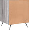 vidaXL - Nachtkastjes - 2 - st - 40x40x50 - cm - bewerkt - hout - grijs - sonoma - eiken