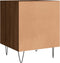 vidaXL - Nachtkastjes - 2 - st - 40x40x50 - cm - bewerkt - hout - bruin - eikenkleur