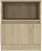 vidaXL - Nachtkastjes - 2 - st - 40x40x50 - cm - bewerkt - hout - sonoma - eikenkleurig