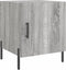 vidaXL - Nachtkastjes - 2 - st - 40x40x50 - cm - bewerkt - hout - grijs - sonoma - eiken