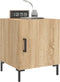 vidaXL - Nachtkastjes - 2 - st - 40x40x50 - cm - bewerkt - hout - sonoma - eikenkleurig